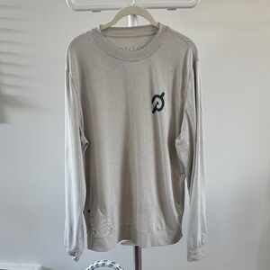 Peloton Light Gray Long Sleeve Shirt